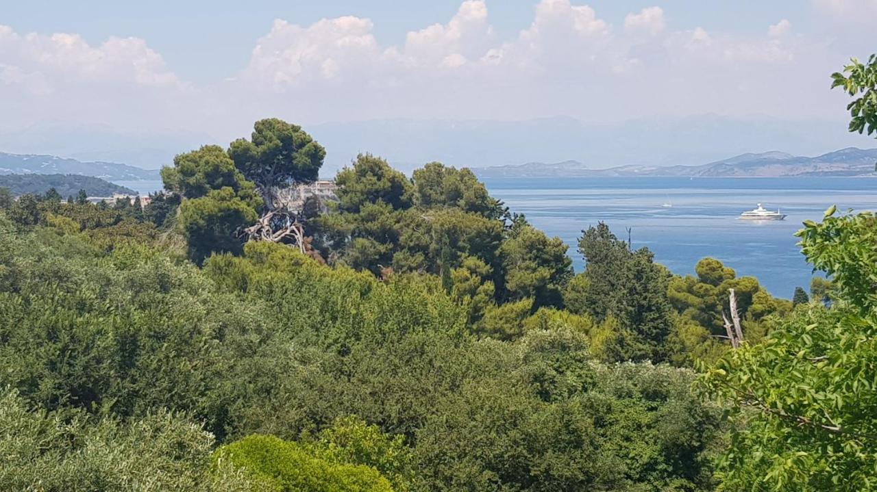 Appartamento Mon Repos Panorama Corfu  Esterno foto